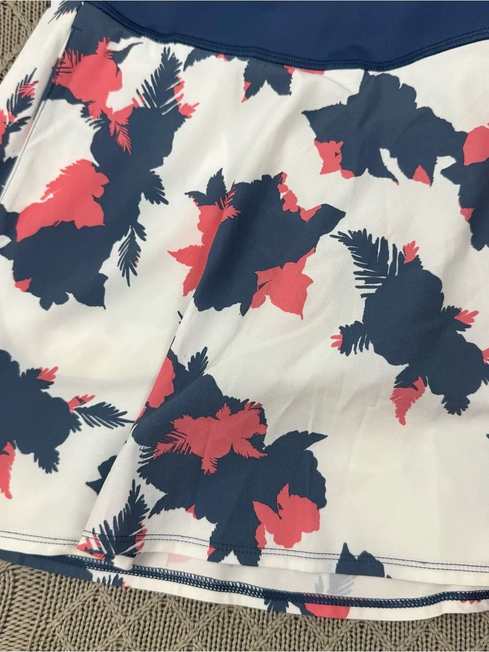 Puma Navy and Coral Floral Golf/Tennis Skort ~ XS